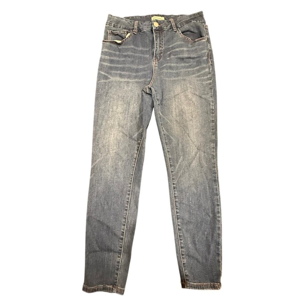 Ashley Mason Women's Blue Skinny High Rise Comfort stretch Denim Jeans Size 15